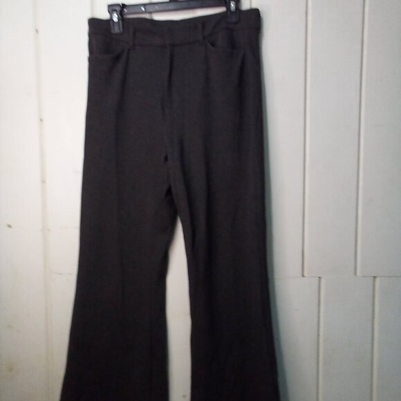 Old Navy Pants Women 12 Flare Trouser Soft Stretch Gray - Picture 3 of 15